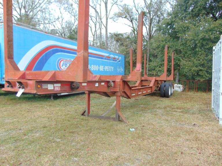 2000 Riley Double Bulk Drop Deck 42' Log Trailer, VIN: 1R9AF4220YA262451 image