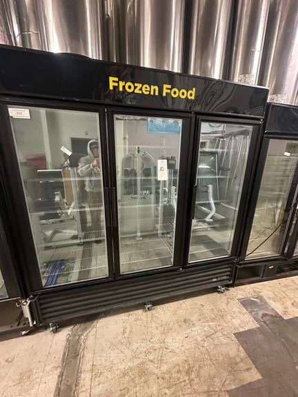 True Manufacturing Three Door Display Refrigerator w/Shelves image