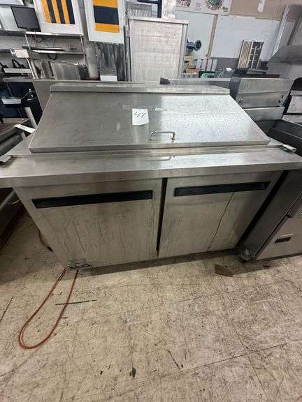 Arctic Air Stainless Steel Prep Table w/Refrigerator Storage image