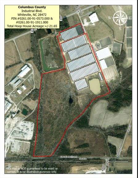 21.65 +/- Acres of Tunnels *Buyer Responsible for removal* image