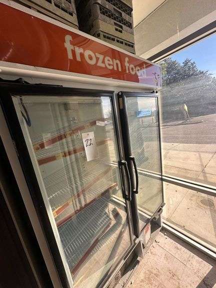 Master Bilt Two Door Display Freezer w/Shelves image