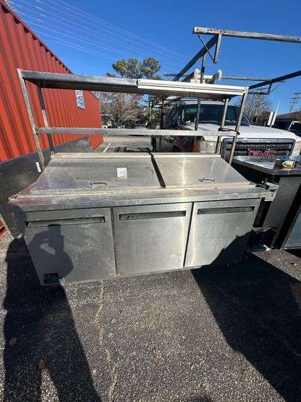 Broich Enterprises Inc. Stainless Steel Prep Table With Refrigerator Storage image