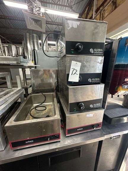 3 Global Solutions and 2 Winco Food Warmers image