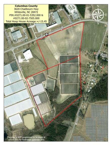 15.45 +/- Acres of Tunnels *Buyer Responsible for removal* image