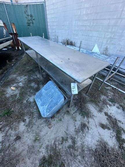 Stainless Steel Prep Table image