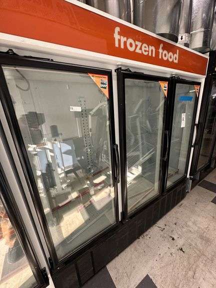 Master Bilt Three Door Display Freezer w/Shelves image