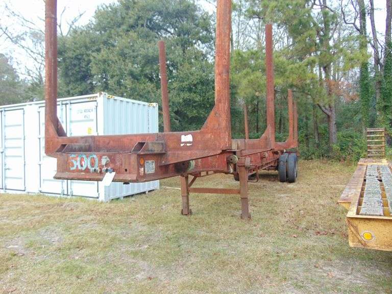 1984 Pitt 40' Double Bulk Log Trailer, VIN: PE9LT40T3EP292003 image