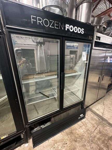 True Manufacturing Two Door Display Freezer w/Shelves image