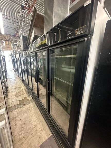 True Manufacturing Three Door Display Refrigerator w/Shelves image