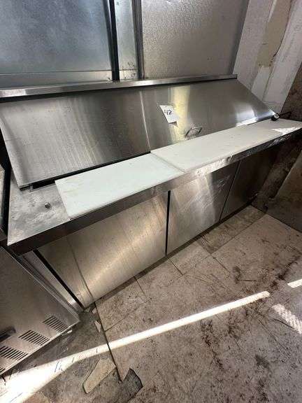 Motak Stainless Steel Prep Table w/Refrigerator Storage image