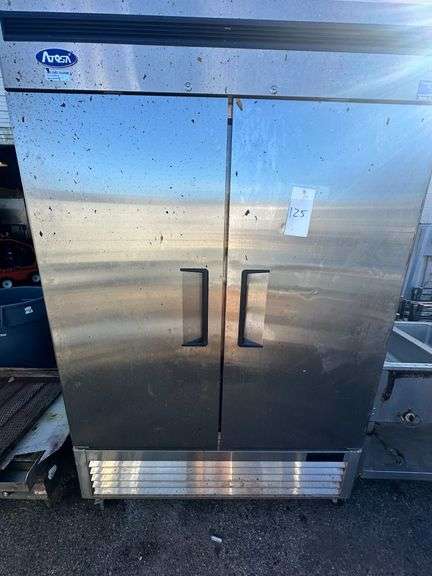 Atosa Stainless Steel Bottom Mount Reach In Vertical Cooler image