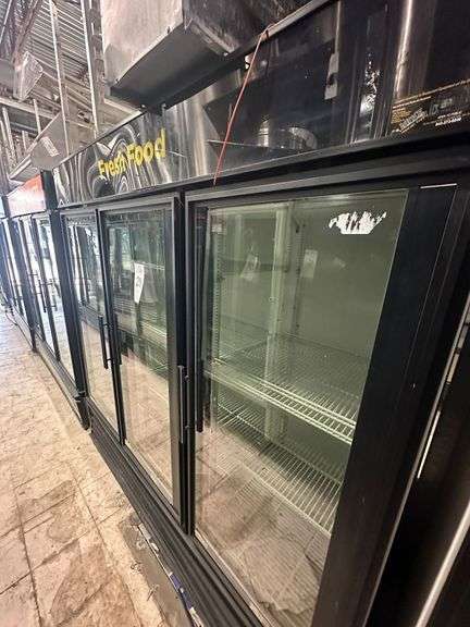 True Manufacturing Three Door Display Refrigerator w/Shelves image