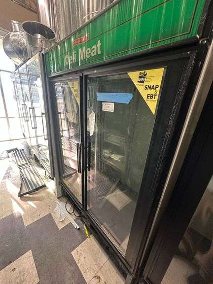 True Manufacturing Two Door Display Refrigerator w/Shelves image