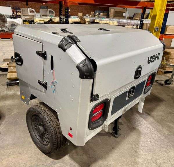 USHI Model 2 Single-Axle Off-Road Camping Trailer -Propane Cooktop Ready and Storage image