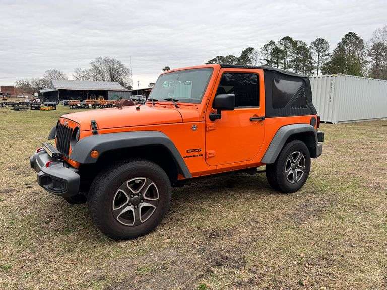2012  JEEP  Wrangler 2012 Jeep Wrangler Sport 4x4, VIN 1C4AJWAG4CL215769
