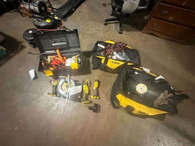 Dewalt Cordless Tools and Bags