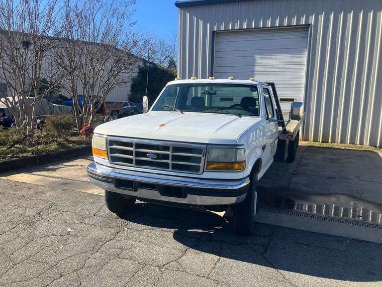 1994  FORD  F-Super Duty 1994 Ford Super Duty XLT 7.3L Diesel Rollback, VIN# 1FDLF47F4REA32197