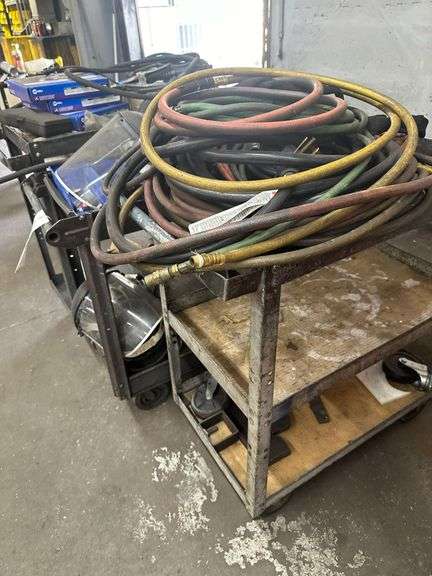 (3x) Metal Carts and Welding Contents