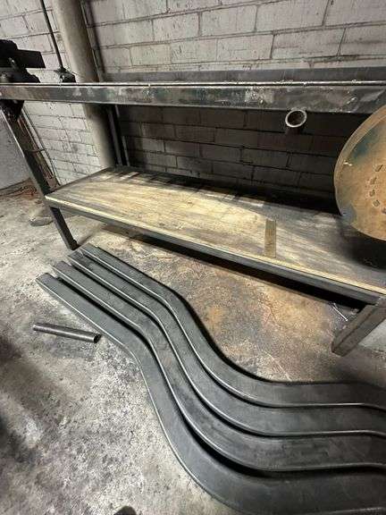 Metal Table and Vice