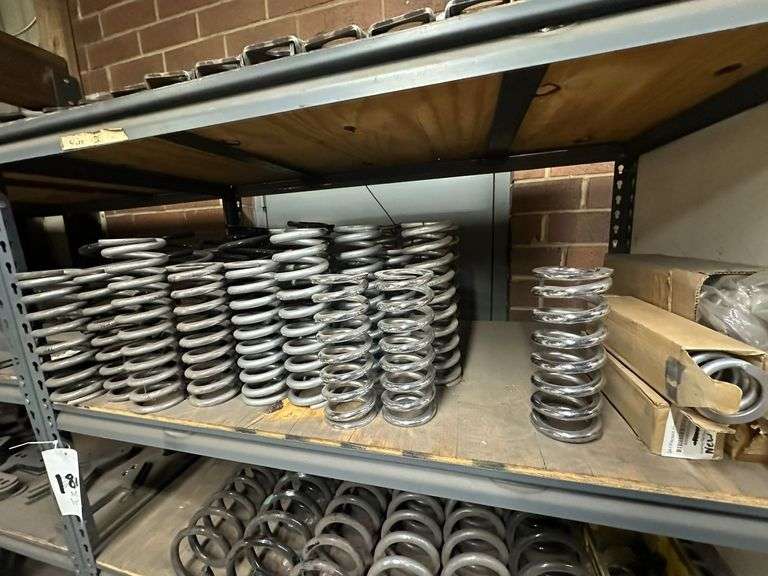 Metal Shelf and Contents