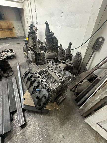 Mock Up Motors and Transmission and Assorted Metal