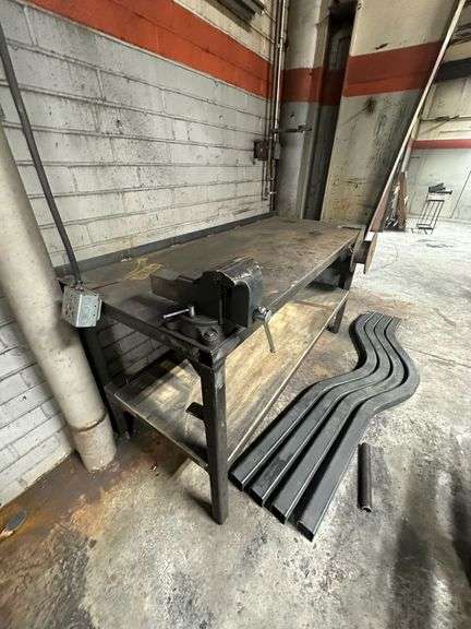 Metal Table and Vice