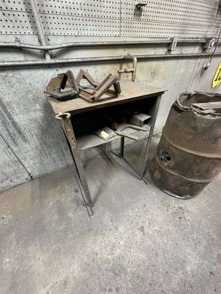 Metal Shelf  and Table