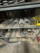 Metal Shelf and Contents