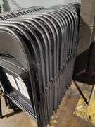 Twenty Metal Folding Chairs