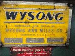 Wysong 10' Plate Roller