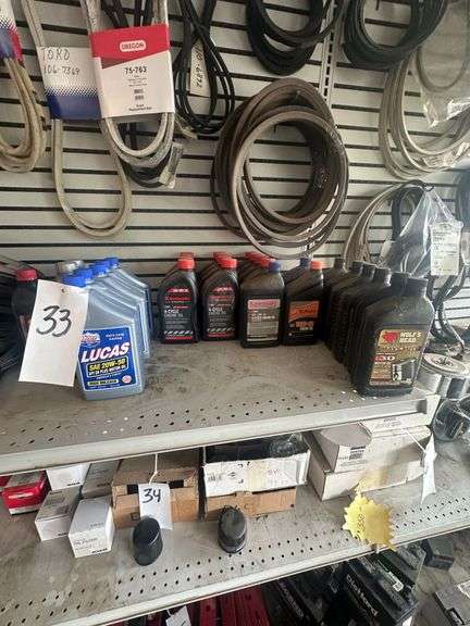 Lot of Assorted Unopened Engine Oils