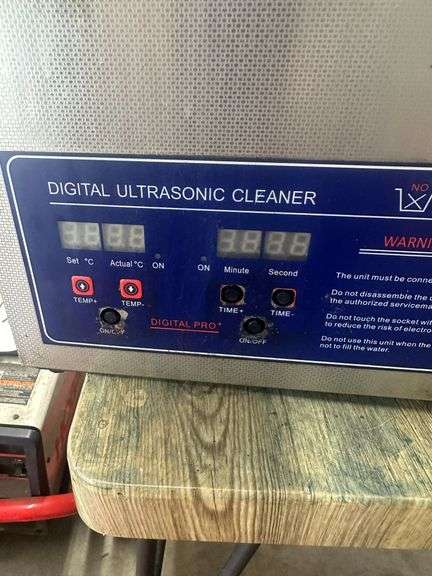 Digital Ultrasonic Parts/Jewelry Cleaner w/ Custom Built Machine Parts Cleaner