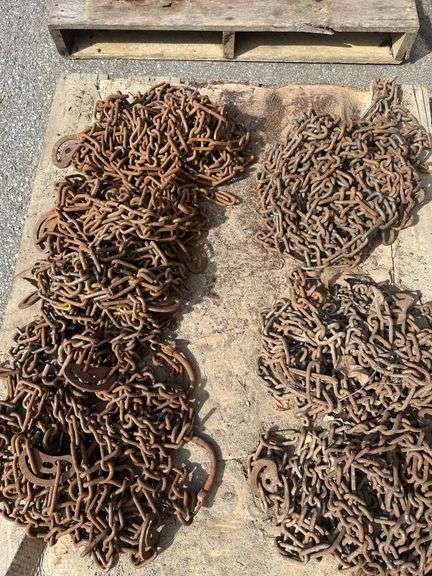 Lot of Heavy Duty Freight Chains