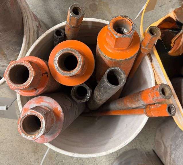 Bucket of Wet Cutting Core Bits, Various Sizes