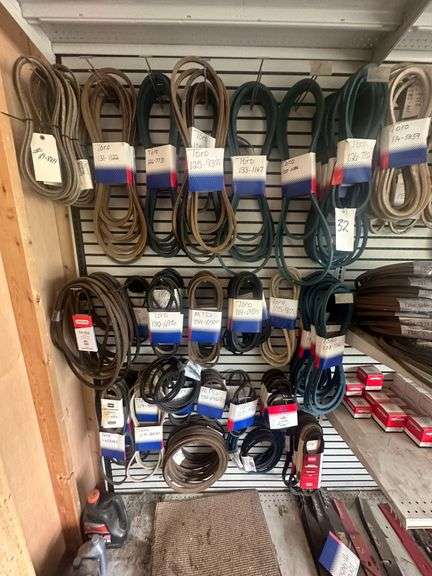 Lot of Assorted Replacement V-Belts