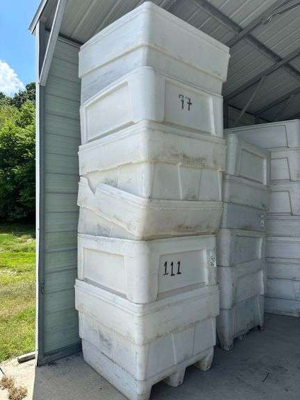 (6)Stacking Plastic Bins