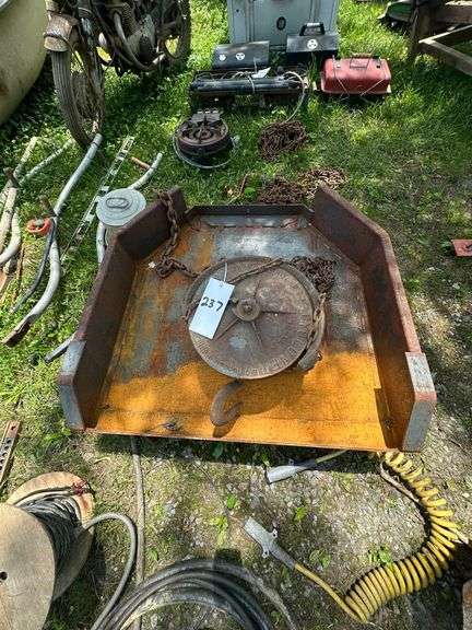 Antique Cyclone 2 Ton Chain Hoist