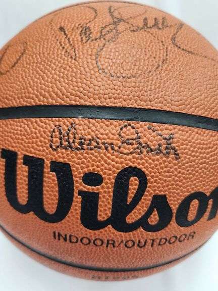 1990's UNC Tarheels Team Signed Basketball
