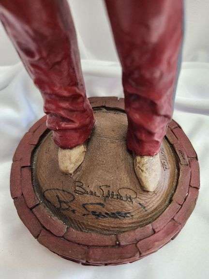 Tom Clark Bill Elliott 1992 Statue Hand Signed by Bill Elliott