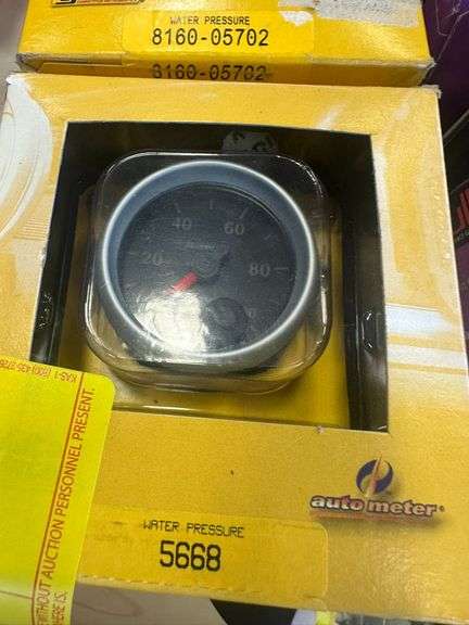 (2x) New Autometer Water Pressure Gauges