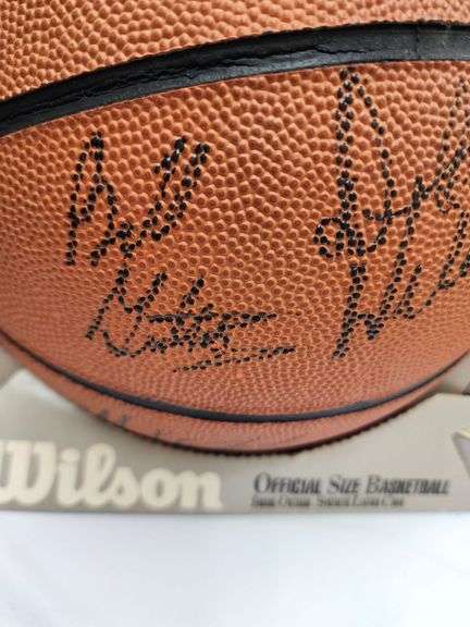 1990's UNC Tarheels Team Signed Basketball