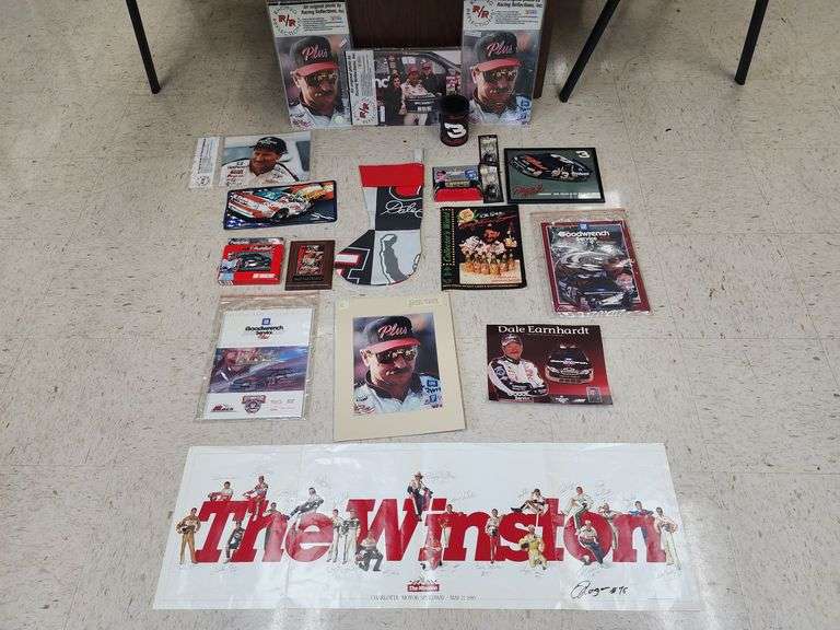 Large Grouping of Dale Earnhardt Memorobilia