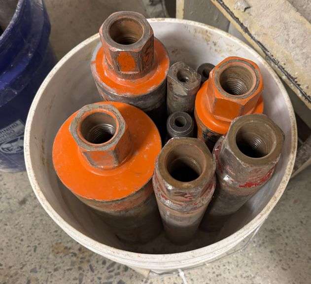 Bucket of Wet Cutting Core Bits, Various Sizes