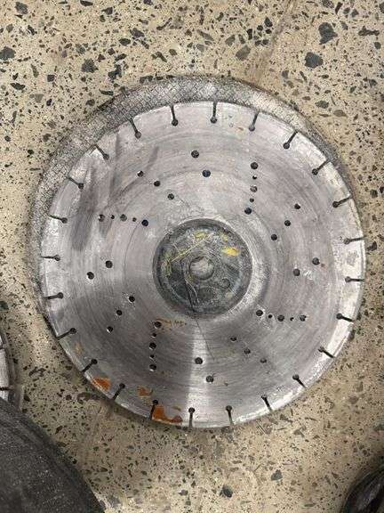 (7) 14" Diamond Concrete Saw Blades