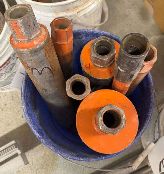 Bucket of Wet Cutting Core Bits, Various Sizes