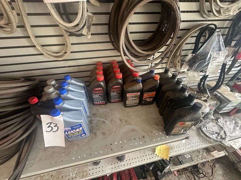Lot of Assorted Unopened Engine Oils