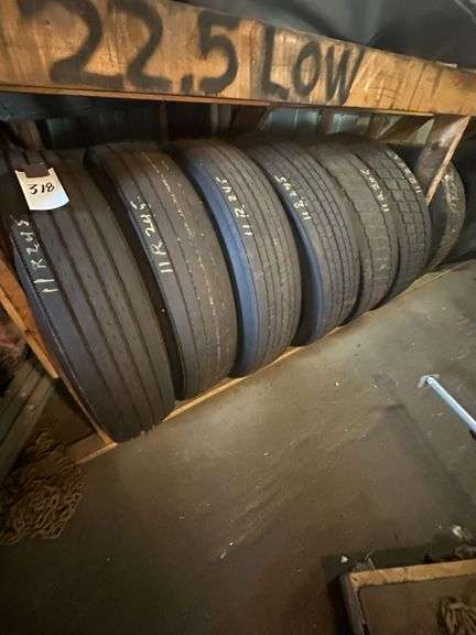 (6x) 11R 24.5 Used Truck Tires