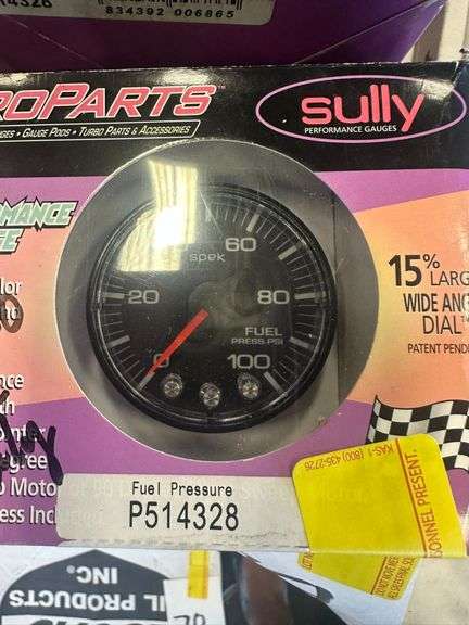 (2x) New Spek Pro Fuel Pressure Gauges | No Wiring