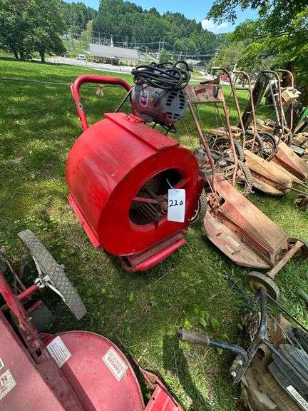 Rolling Blower w/ Baldor Farm Duty Motor