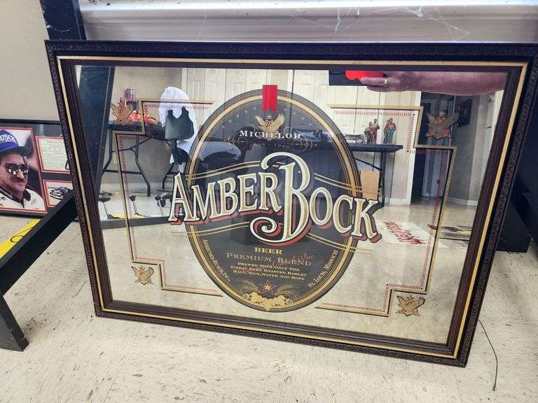 Michelob Amber Bock 22"x30" Bar Mirror